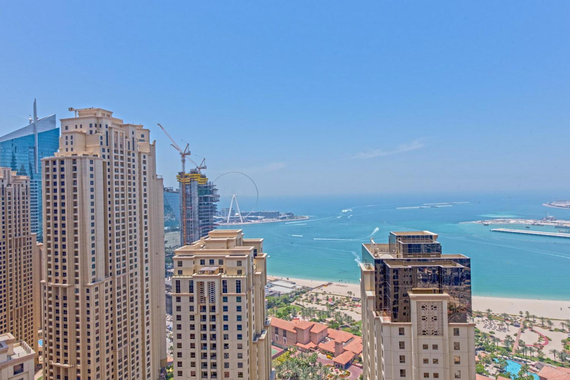 Stunning Marina & Sea View 4 Bedroom Apartment, Murjan 6 Jumeriah Beach دبي المظهر الخارجي الصورة