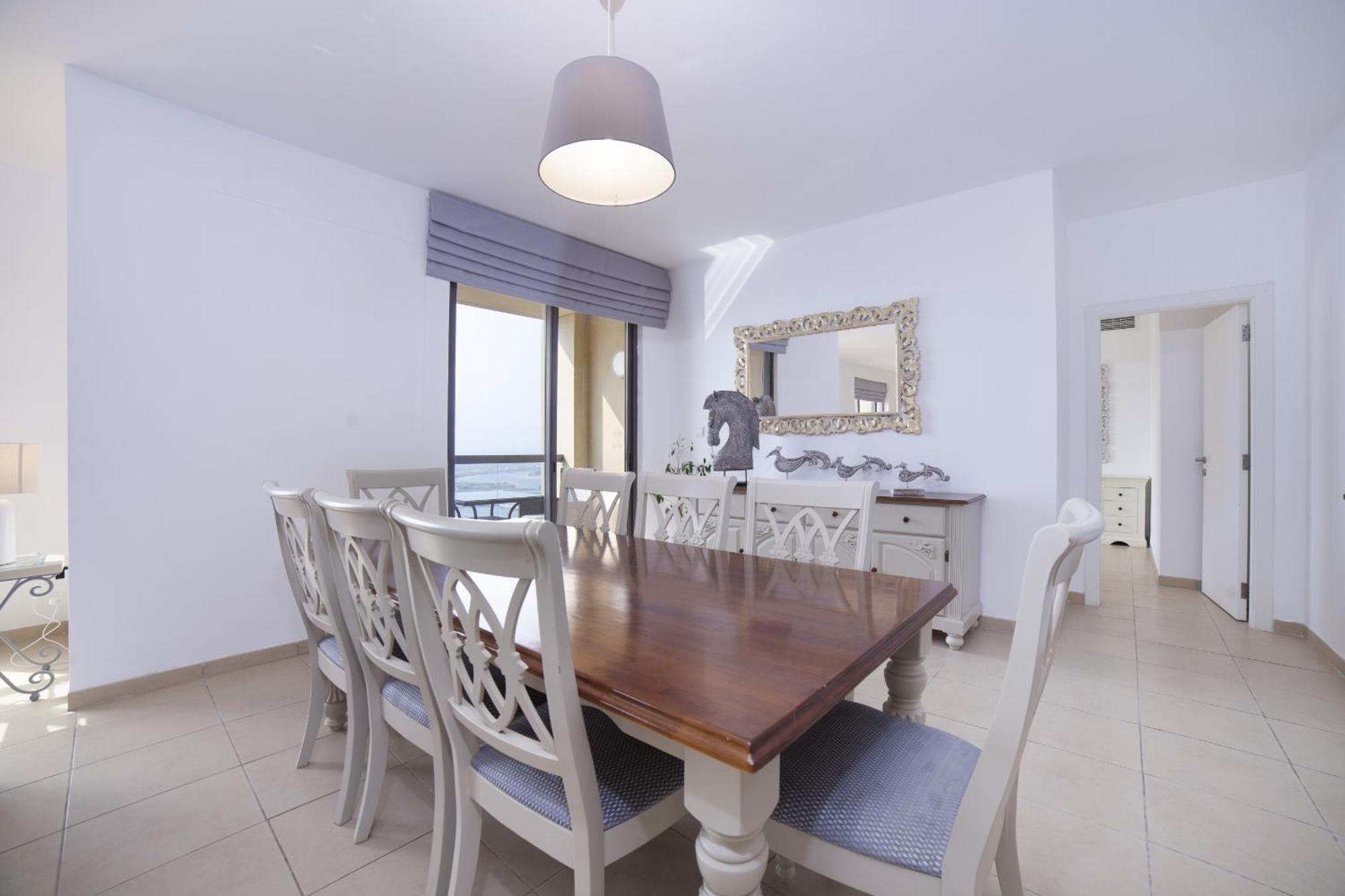 Stunning Marina & Sea View 4 Bedroom Apartment, Murjan 6 Jumeriah Beach دبي المظهر الخارجي الصورة